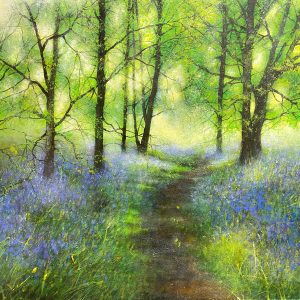 'Spring Light in the Bluebells'