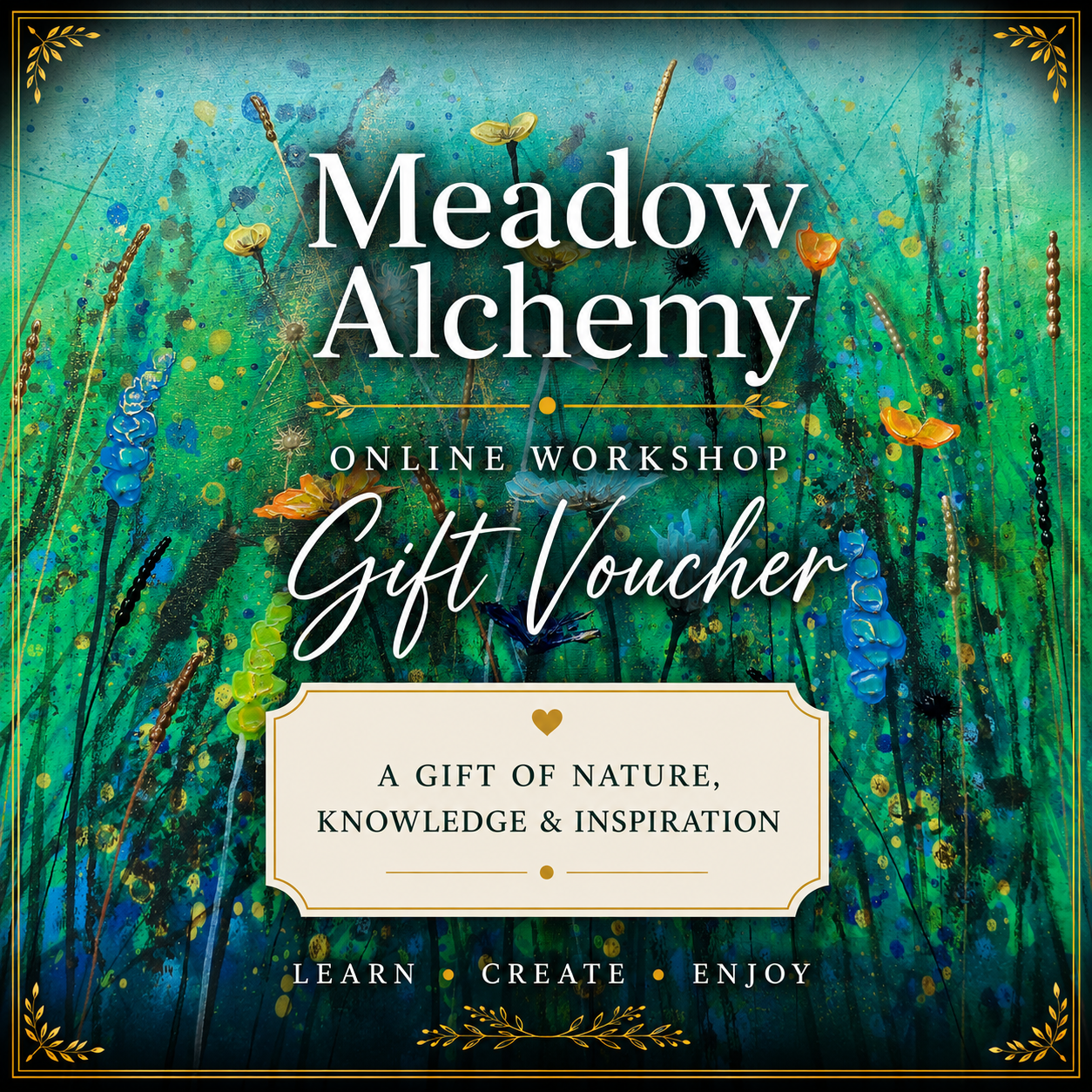 'Meadow Alchemy' ONLINE WORKSHOP GIFT VOUCHER